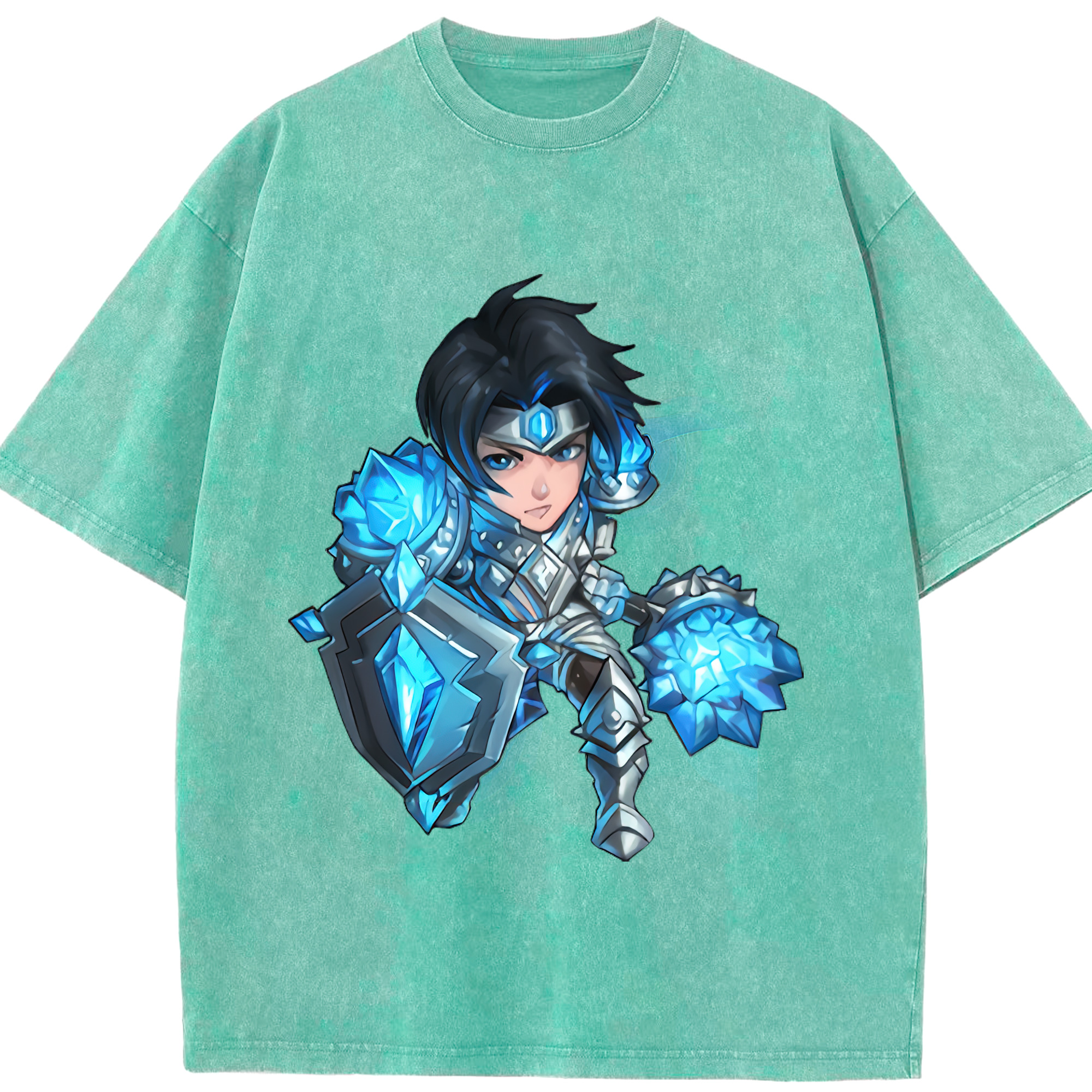 リーグ・オブ・レジェンド League of Legends LOL 綿100% ヴィンテージ風 半袖Tシャツ（フロントプリント）